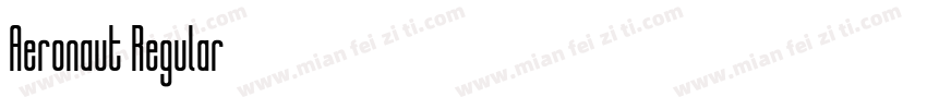 Aeronaut Regular字体转换